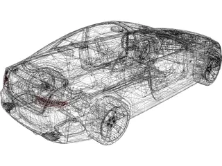 Audi RS5 Coupe (2012) 3D Model preview