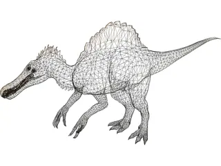 Spinosaurus 3D Model preview