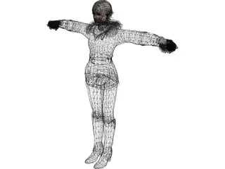 Sherry Birkin 3D Model preview