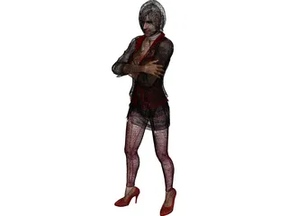 Ada Wong Damnation 3D Model preview