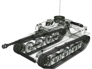 Panzer 38 3D Model preview