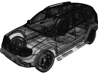 Renault (Dacia) Duster D-Cross 3D Model preview