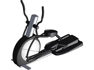 Crosstrainer Elliptical Machine 3D Model preview