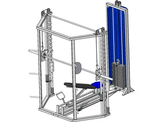 Smith Machine 3D Model preview
