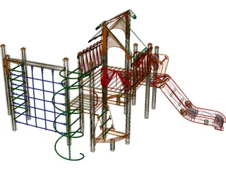 Playground Equipment 3D Model preview
