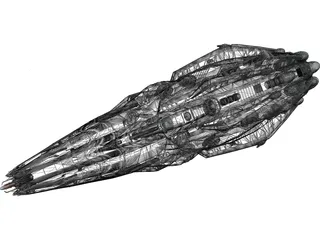Striking Arm Heavy Cruiser 3D Model preview