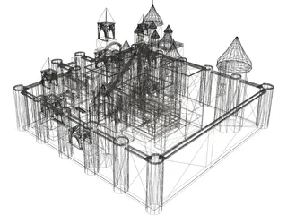 Castle 3D Model preview