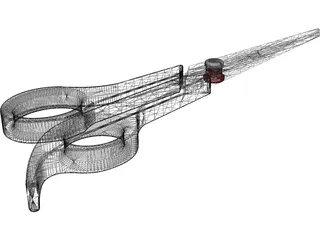 Mondial Scissors 3D Model preview