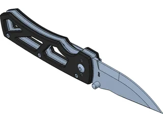 Tactical Knife 3D Model preview