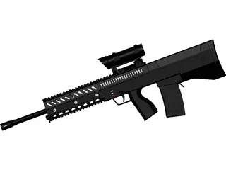 Remington Carabine 3D Model preview