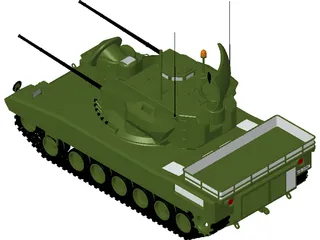 AAA System 3D Model preview