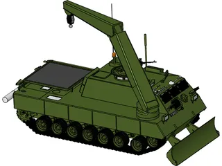 Engineer Tank 3D Model preview
