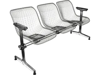 Bench 3D Model preview