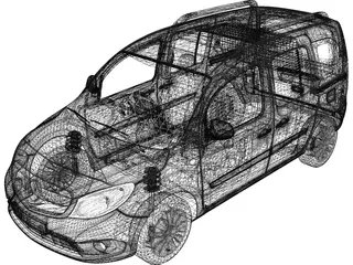 Mercedes-Benz Citan 109CDI 3D Model preview