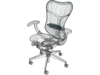 Mirra Chair 3D Model preview
