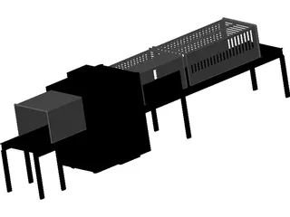 Airport Xray Scanner 3D Model preview