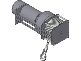 Winch 3D Model preview
