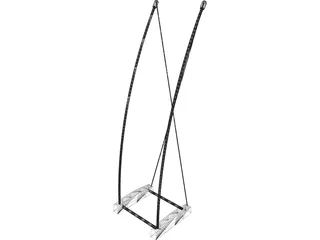 Enara Brochure Holder 3D Model preview
