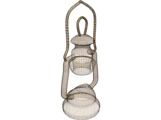 Ramadan Lantern Old 3D Model preview
