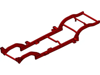 Suzuki Vitara Chassis 3D Model preview