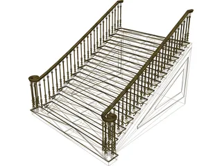Stair 3D Model preview