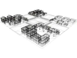 City Junction Part 3D Model preview