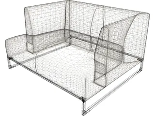 Corner Style Sofa 3D Model preview