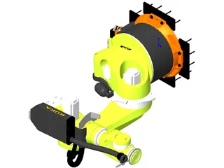 Kuka KR500-3 KR360-3 3D Model preview