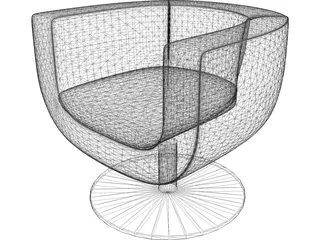 Armchair 3D Model preview