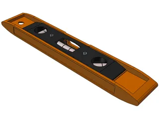 Air Bubble Level 200mm 3D Model preview
