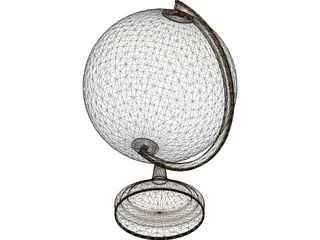 Globe 3D Model preview