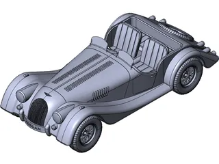 Morgan Plus 4 3D Model preview