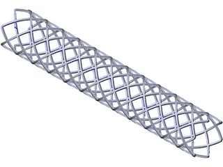 Vascular Stent 3D Model preview