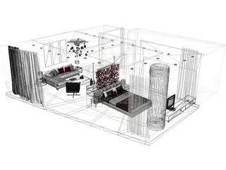 Bedroom 3D Model preview