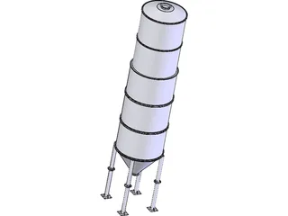 Silo 3D Model preview