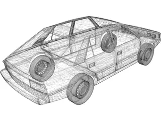 FSO Polonez (1978) 3D Model preview