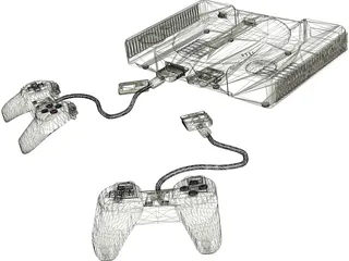 Sony Playstation 1 3D Model preview