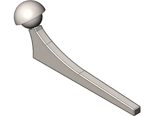 Hip Implant 3D Model preview