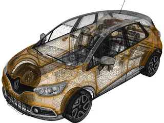 Ranault Captur (2014) 3D Model preview