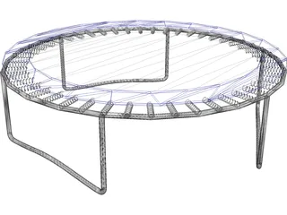 Trampoline 3D Model preview