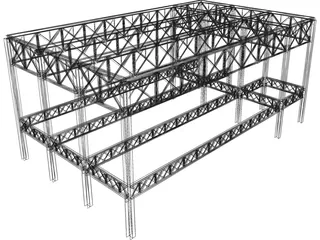 Scaffold 3D Model preview