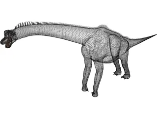 Brachiosaurus 3D Model preview