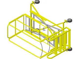 B4 Maintenance Stand 3D Model preview