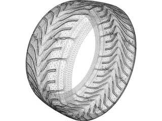 Tire Toyo 3D Model preview