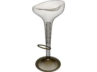 Bar Chair 3D Model preview