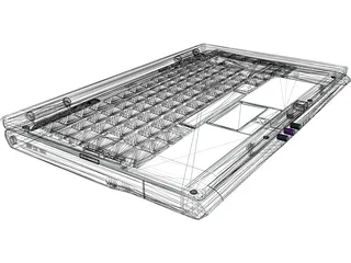 Acer Notebook 3D Model preview