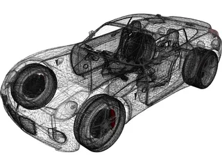 Pontiac Solstice Coupe (2009) 3D Model preview