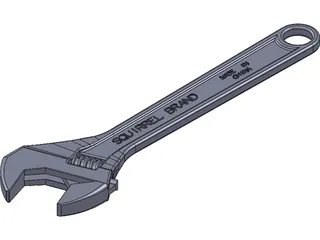 Wrench 3D Model preview