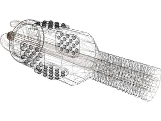 Cinch Connector 3D Model preview