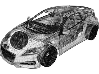 Honda CR-Z 3D Model preview